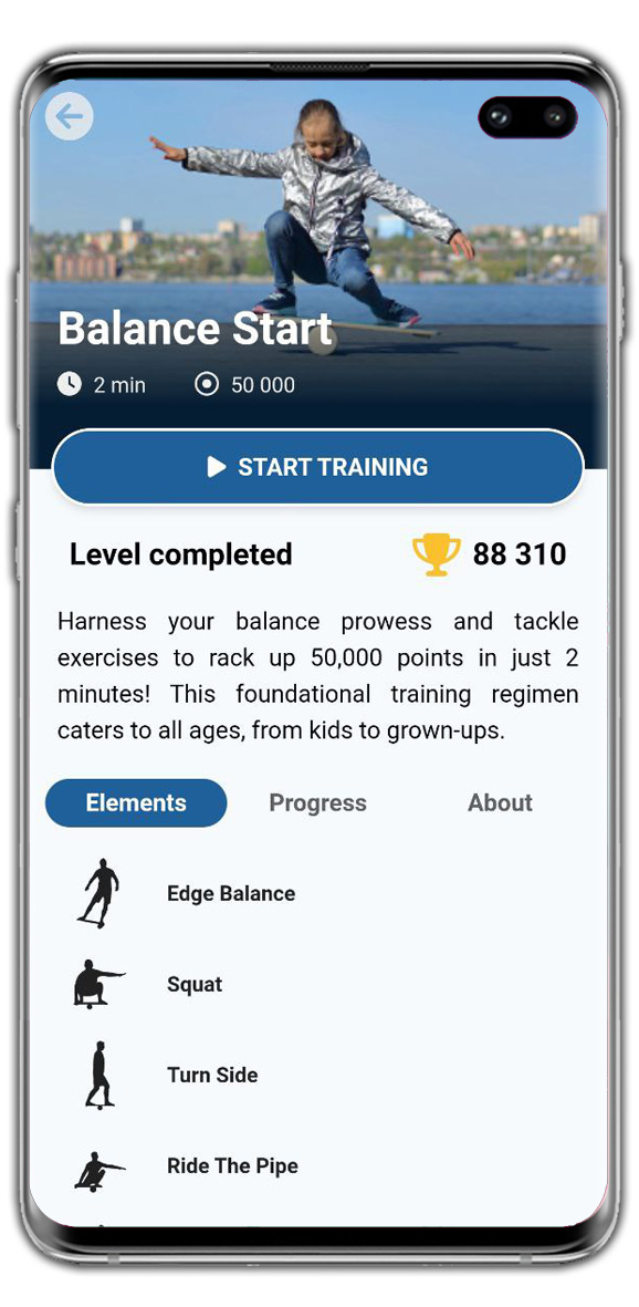 Application screen exersices
